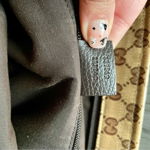 Gucci Zip Top Messenger Bag GG, Coated Canvas, Large - Picture 8 of 11